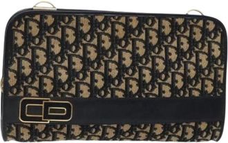 Dior Pre-owned Clutches, female, Blue, Size: ONE SIZE Pre-owned Vintage Clutch Bag