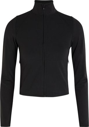 Vuori Clothing All The Feels zip up Stretch-jersey top - Black - S (UK8-10 / S)