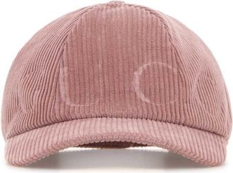 Gucci Pink Corduroy Baseball Cap