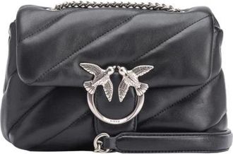 Pinko Pinko, Dames, Tassen, Zwart, Maat: ONE Size Leer