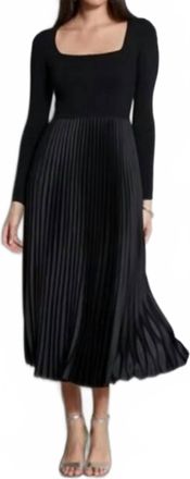 Elie Tahari Fara Midi Dress In Black