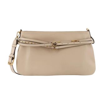 Pinko Shoulder Bag - Dames - Schoudertassen - Beige - ONE Size - Leer - Tassen