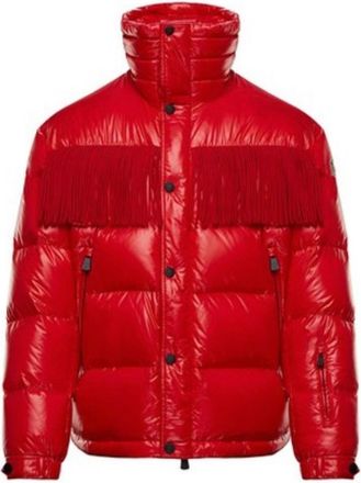 Moncler Red Arlaz Puffer Jacket Size L