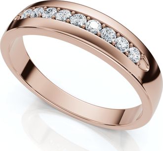 Pompeii3 Mens 1/4Ct Polished Diamond Wedding Ring Lab Grown