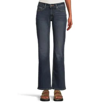 Levi's Superlow Jeans Womens Sweep Down Denim Bootcut Zip Fly JAX1682