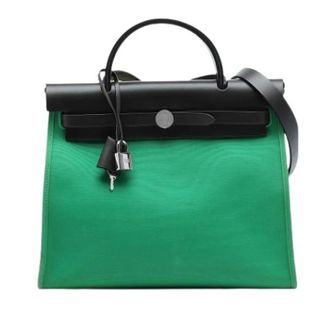 Herm&egrave;s Pre-owned Herbag Zip 31 - - Pre-owned - Donna - Verde - ONE SIZE