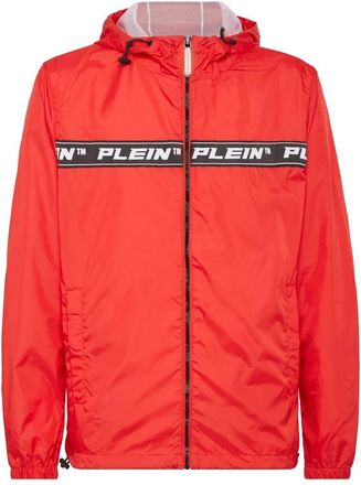 Philipp Plein Nylon Windbreaker - Heren - Zomerjassen - Rood - XL - Nylon - Jassen