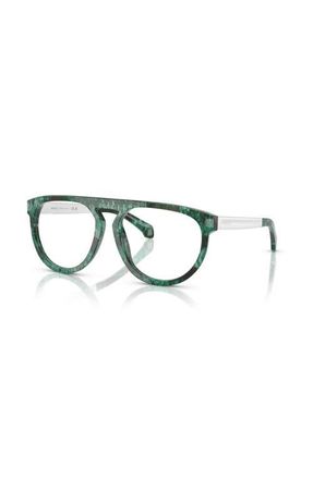 Moncler 55mm Pilot optical glasses in Brown at Nordstrom