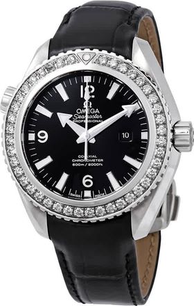 Omega Seamaster Planet Ocean Automatic Diamond Black Dial Watch 232.18.38.20.01.001