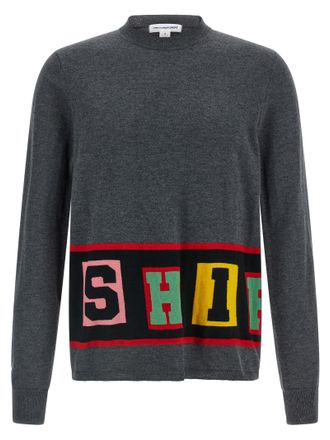Comme Des Gar&ccedil;ons Mens Intarsia Sweater