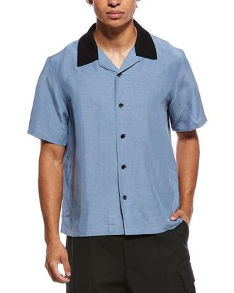 Rag & Bone Avery Linen-Blend Slub Shirt