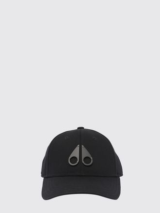 Moose Knuckles Cotton Twill Baseball Cap with Logo and Adjustable Strap