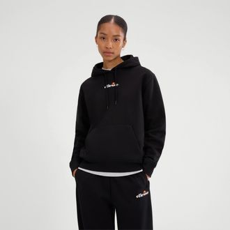 Ellesse Kapuzensweatshirt ELLESSE, Damen, Gr. 34, schwarz, Obermaterial: 70% Baumwolle, 30% Polyester, Sweatshirts Kapuzensweatshirt