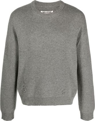 Zadig&Voltaire Marko wool jumper - unisex - Wool - L - Grey