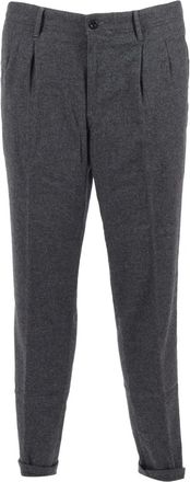 Incotex pleated chinos - Grey