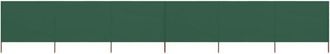 Fimei Fimei - Biombo De Privacidad 6 Paneles De Tela 800 X 120 Cm Verde 020008841