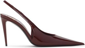 Saint Laurent Red Slingback Pumps