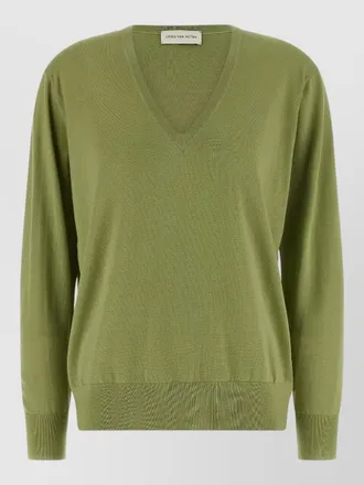 Dries Van Noten tuomas v neck sweater long sleeves