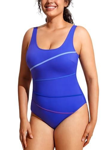 Delimira Maillot de Bain Femme Piece Gainant Grande Taille