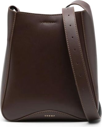 SOEUR mini Uma shoulder bag - women - Leather/Leather - OS - Brown