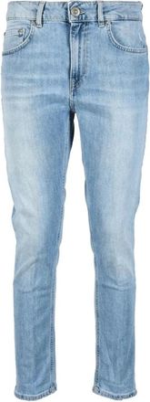 Dondup Mila Jewel Button Jeans - Dames - Skinny Jeans - Blauw - W27 - Katoen - Jeans