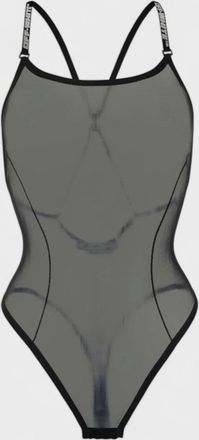 Off-white Womens Off White Logo Band Mesh Crossed Body Black - Size: XS