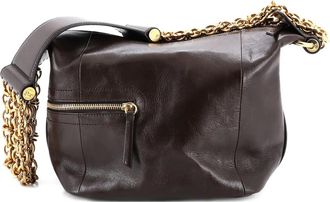 Chlo&eacute; Borsa a spalla con catena - Marrone