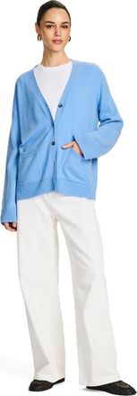 Naadam Signature Cashmere Boxy Cardigan in Sky at Nordstrom, Size X-Large