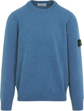 Stone Island 5100072 Ronde Hals Trui - Heren - Ronde hals truien - Blauw - XL - Nylon - Truien & Vesten