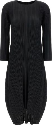 Pleats Please Issey Miyake Monthly Colors October Abiti Nero-Donna