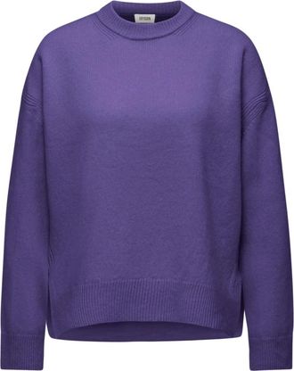 Drykorn Liziela 10 Ronde hals Trui - Dames - Truien - Paars - Maat: M Wol