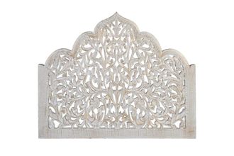 Giner&Colomer Cabecero de mdf 100 cm estilo &eacute;tnico tallado