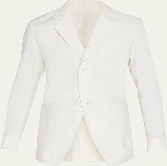 3.1 Phillip Lim Mens Oversized Solid Sport Jacket
