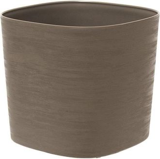 OEM Maceta Con Reserva De Agua - Garden Id Respect - Topo 40 X 40 Cm - 100% Residuos Dom&eacute;sticos - 100% Reciclable - Superficie Estructurada