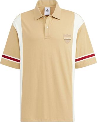 adidas originals Modern Collegiate Short Sleeve Polo Shirt Beige Tone HS2012