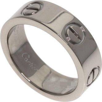 Cartier Love White Gold (18K) Band Ring (Pre-Owned)