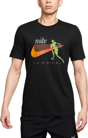 Nike IYKYK Dri-FIT Running T-Shirt in Black at Nordstrom Rack, Size Xx-Large