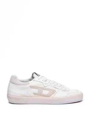 Diesel Leather Sneakers - White