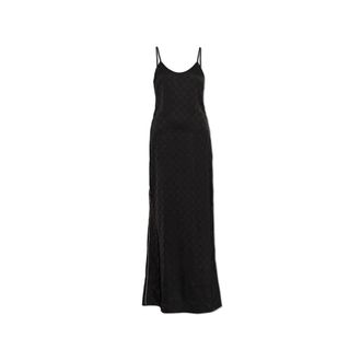 Off-white Vestido de jacquard - Dresses - Mujer - Negro - XS