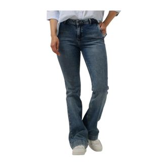 By-Bar Amsterdam Leila Pant Nrx - Dames - Jeans - Blauw - Maat: XS