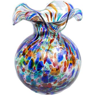 Vietri Hibiscus Glass Carnevale Bud Vase in Multi at Nordstrom