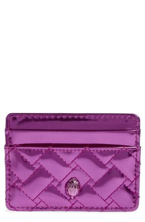 Kurt Geiger Kensington Card Holder in Fuchsia at Nordstrom