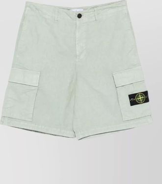 Stone Island loose-fit cargo bermuda shorts