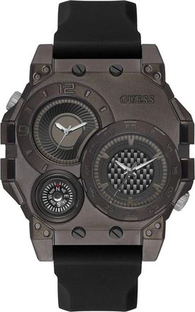 Guess Chronograph Kompas Horloge - Heren - Horloges - Zwart - ONE Size - Accessoires