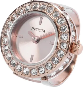 Invicta Mini Ring Watch Quartz Crystal Ladies Watch 50553