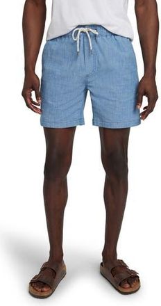 Faherty Essential Chambray Shorts in Sherwood Creek Indigo at Nordstrom Rack, Size Small