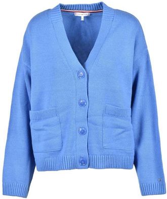 Tommy Hilfiger Blue Cotton Womens Cardigan