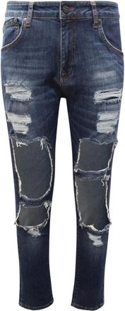 Jijil Slim Fit Jeans, female, Blue, W27, Distressed Blue Trousers