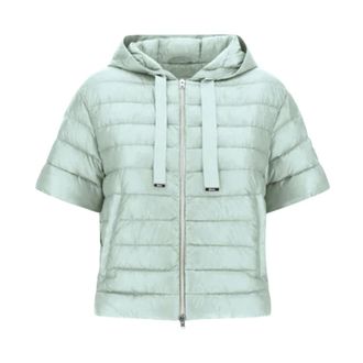 Herno Dames, Jassen, Groen, Maat: M Nylon