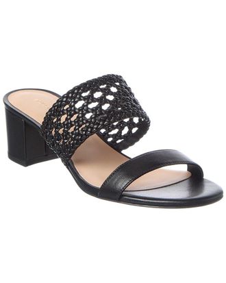 Stuart Weitzman Briar Block 50 Leather Sandal
